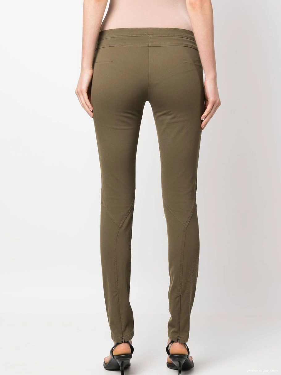 Cheap trousers ribbed 2000s Versace Women slim-fit 0714